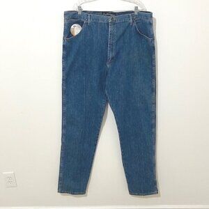 Wrangler George Strait Jeans Relaxed Fit Cowboy Cut Flex Denim Size 42x36